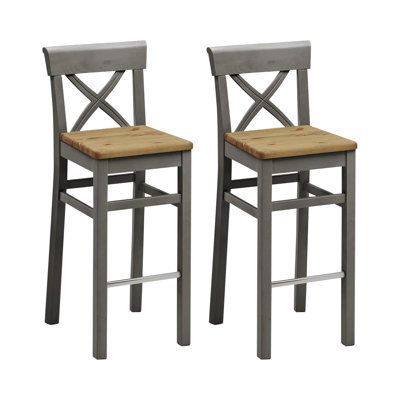 Polebridge Solid Wood Counter Stool