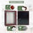 Airyonna Mahogany Solid Wood Storage Shadow Box Picture Frame