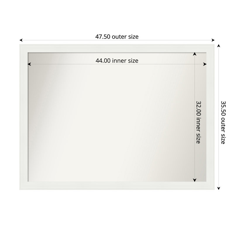 Miroir mural Turkol, 35,5 po x 47,5 po