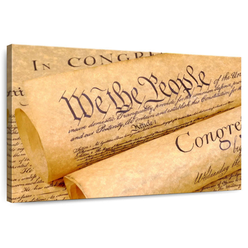 Keiri Declaration Of Independence Documents, 26" H x 39" W