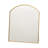 Pemberley Arched Metal Framed Standing Mirror