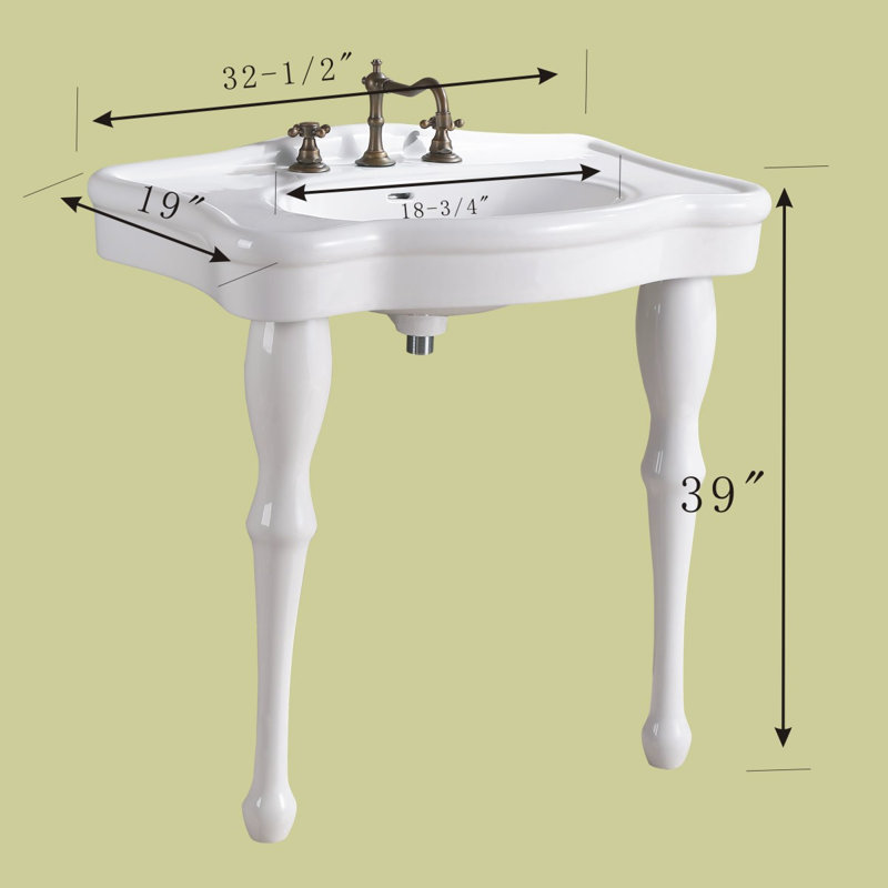 The Renovators Supply Inc. 19'' White Ceramic Oval Bathroom Sink with Overflow
