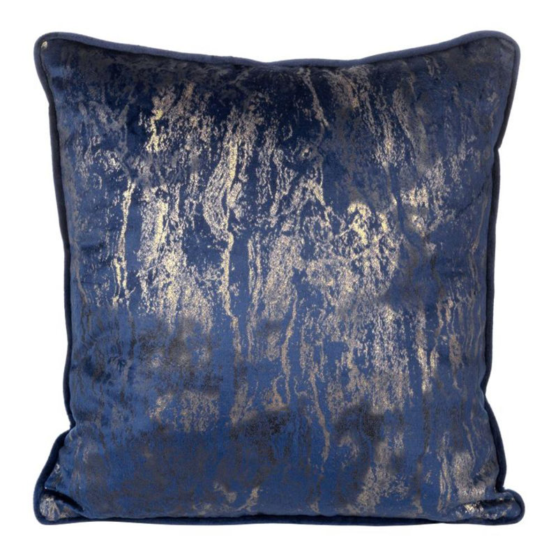 Athina Microfiber Pillow Case, Navy Blue