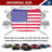 Front Windshield Snow Cover With Side Window Protection For Car And SUV, Winter Frost Ice Guard, US Flag