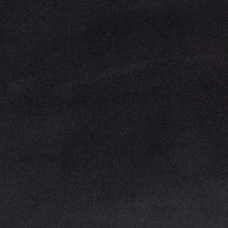 18.25'' H Velvet Upholstered Armchair, Black
