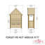 Solid Wood Pine Outdoor Bench
