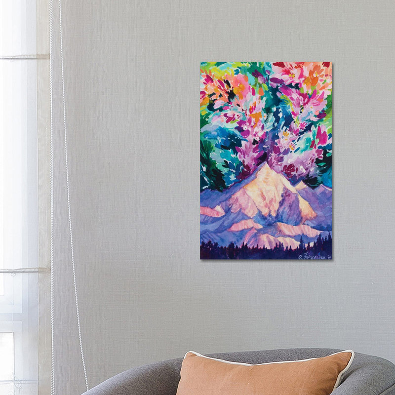 Magic Above the Mountain 1 Piece Wrapped Canvas Painting, 66.04cm H x 45.72cm W