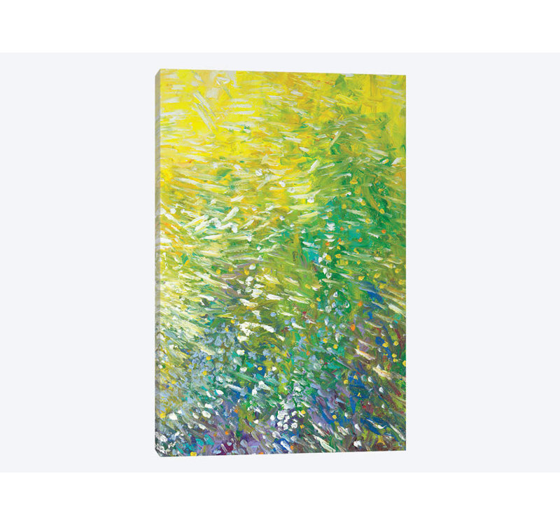« gm 061 » par iris scott abstracts, impression sur toile, H 12 po x l 8 po x P 0,75 po, Toile tendue, Pas de tapis