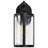 Bahaddin - 1 Light Small Wall Lantern - Matte Black with Clear Seeded Glass