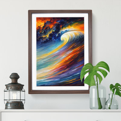 Ocean Wave Abstract No.3 - Single Picture Frame Print