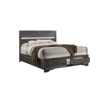 Ashlock Solid Wood Platform Storage Bed