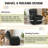 Recliner Chair,Rocker Recliners for Adults, Small Recliners for Small Spaces, Manual Recliner with Side Pockets for Living Room Bedroom-347746208