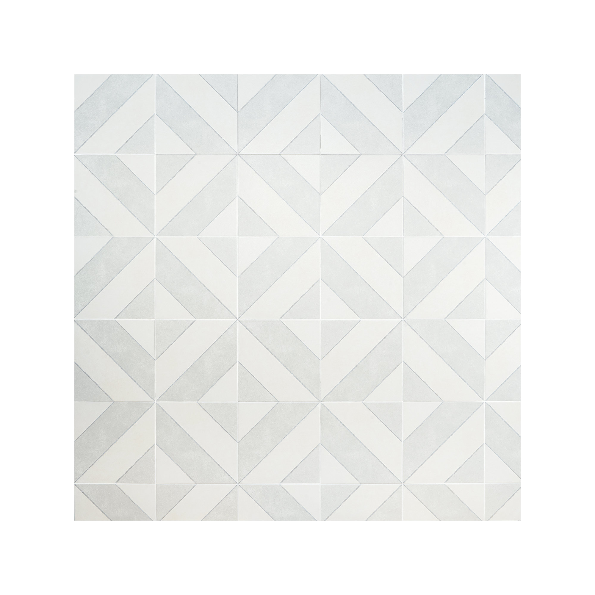 Ava Diagonal 9" x 9" Porcelain Tile (10.76 sq. ft./ Case), Gray