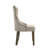 Rufus Tufted Fabric Upholstered Side Chair in Gray