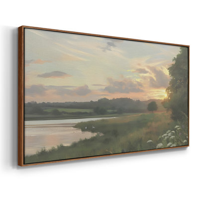 Série paysage -MXVII- Toile tendue avec châssis tendue, prête à être accrochée