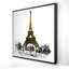 Contour de la tour Eiffel, toile industrielle - décor de paysage de rue