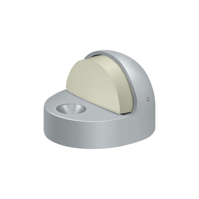 Kick Stop, Brushed Chrome, 34.92" H x 44.45" W x 44.45" D