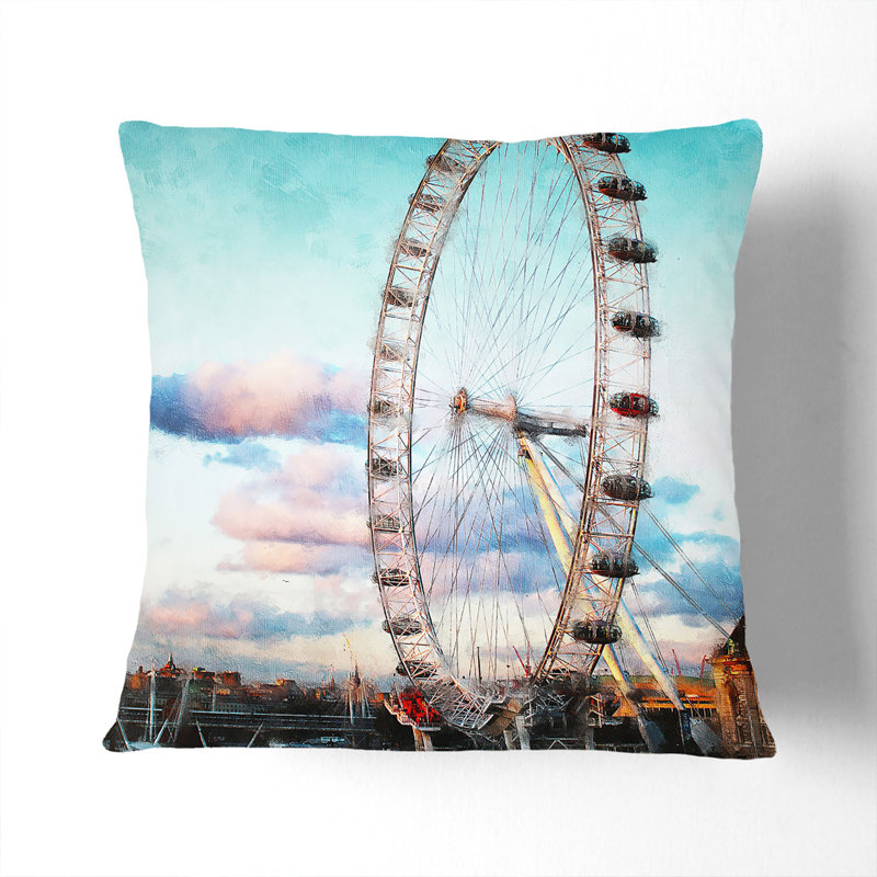 Square Throw Cushion, 55cm H x 55cm W x 20cm D