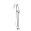 Knurled Single Hole Floor Mount Tub Filler Trim-1911061805