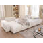 Mollis 6 Seater Corduroy Sofa Bed-937917030