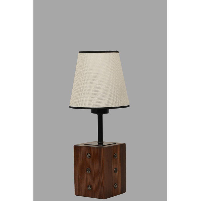 Lampe de table 15,75 po Eminence, Brun, Blanc