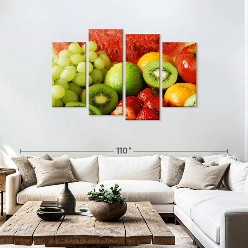 Assortiment de fruits Yarlin, H 48 po x l 75 po