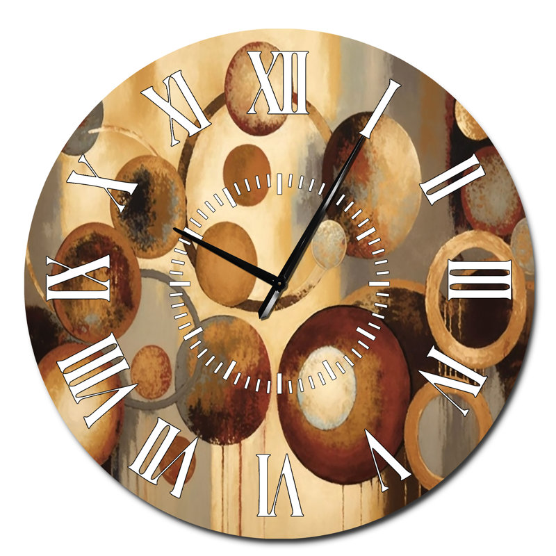 Horloge murale Aged Barrel Universes III, Surdimensionné