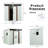 6Ft X 5Ft Outdoor Metal Storage Shed With Window Transparent Plate W540S00011-112301158