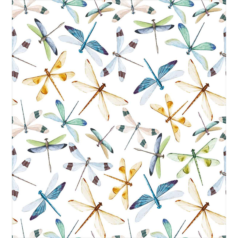 Dragonfly Farmhouse / Country Duvet Cover, Twin