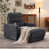 Polyester 100 % gris foncé est en rupture de stock