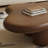 Mid-Fentury 48" Solid Wood Coffee Table for Livingroom,Cloud Design, Four Legs Free Form