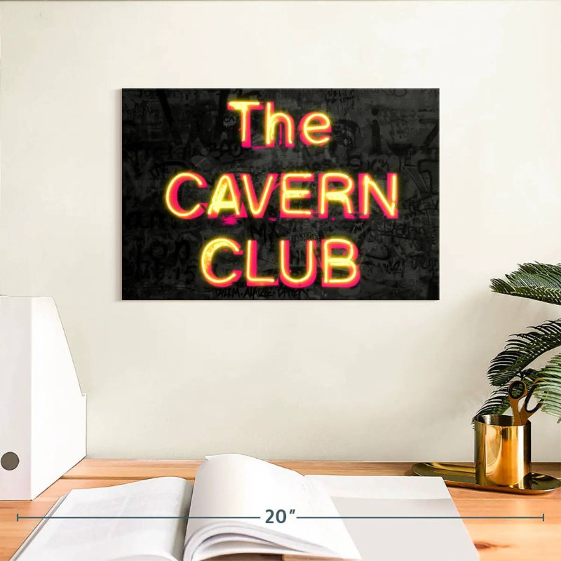 Plaque murale The Cavern Club, H 8 po x l 12 po