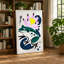 Celestial Crocodile Japandi - Print-136809255-136809257