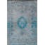 Tapis décoratif bleu lavable traditionnel-1179731492