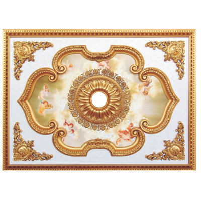 Angel Rectangle Ceiling Medallion