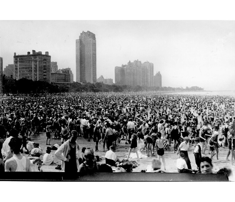 Chicago Lake, Michigan, 1943, H 12 po x l 18 po