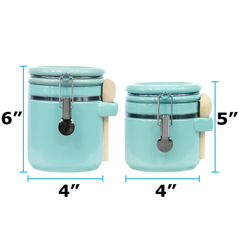 Ceramic / Porcelain Canister - Set of 4