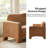 Werts Modern 84" Curved Chenille Sofa-1013673959