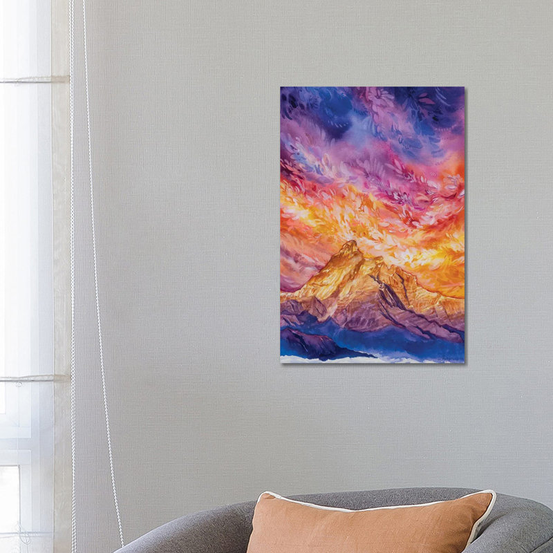 Frolic 1 Piece Painting on Canvas, 66.04 cm H x 45.72 cm W x 3.175 cm D, Wrapped Canvas