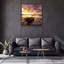 Superbe peinture décorative en verre trempé de 19,7 po x 19,7 po | 100% verre trempé, épaisseur: 0,16 pouce | Impression UV pour des couleurs éclatantes | Parfait pour la décoration intérieure, le salon ou le bureau