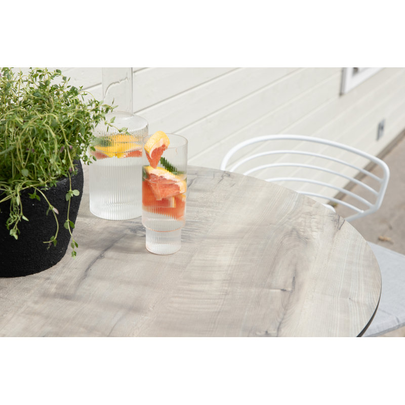 Aysheia 65cm Bar Stool with Cushion, White