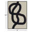 «Bombay Intertwined 1» par Romina Gadler - art mural encadré-182114068-182114069