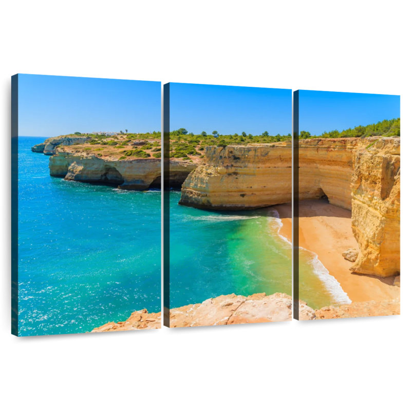 Sebbie Golden Rock Cliff, Portugal, H 48 po x l 74 po