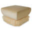Ostrich Fluff Ottoman - Square (70cm x 70cm) - Porcelain / Cream
