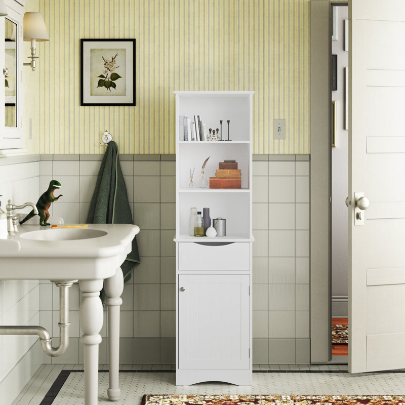 Ashland Linen Cabinet, White