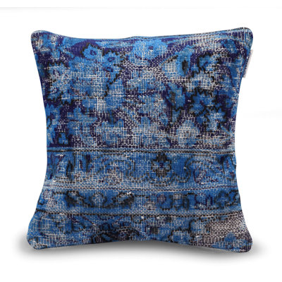 100% Wool Throw Square Pillow Cover & Insert