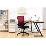 Chalfield Mid-Back Mesh Office Chair with Adjustable Height, Tilt, Swivel & Armrests – Ergonomic Computer Task Chair