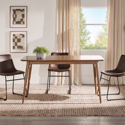 Jarvais 59" Mid-Century Dining Table