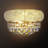 2-Light Empire Style Ceiling Mounted Light