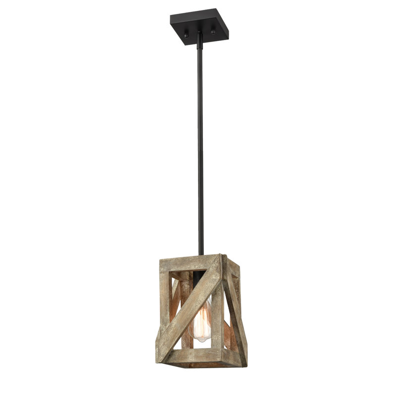 Luminaire suspendu noir mat 1 lumière Dovil